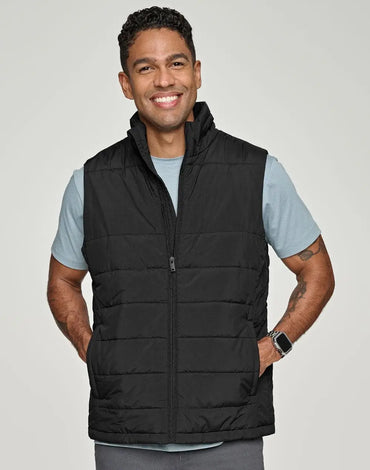 Sustainable Men's Insulated Puffer Vest JK61 - City Workwear