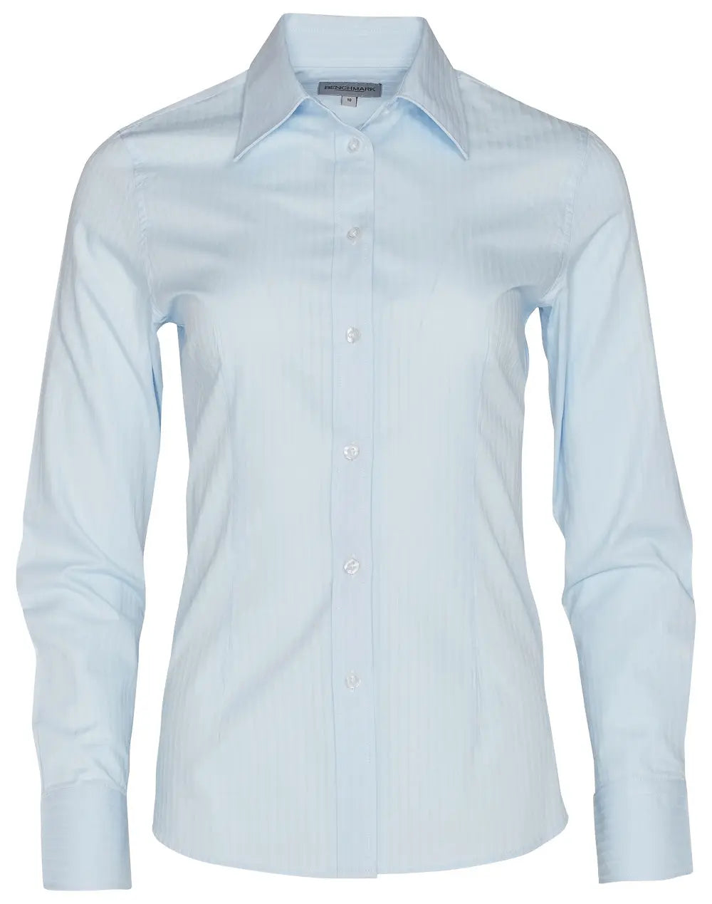 BENCHMARK Women's Self Stripe Long Sleeve Shirt M8100L Benchmark