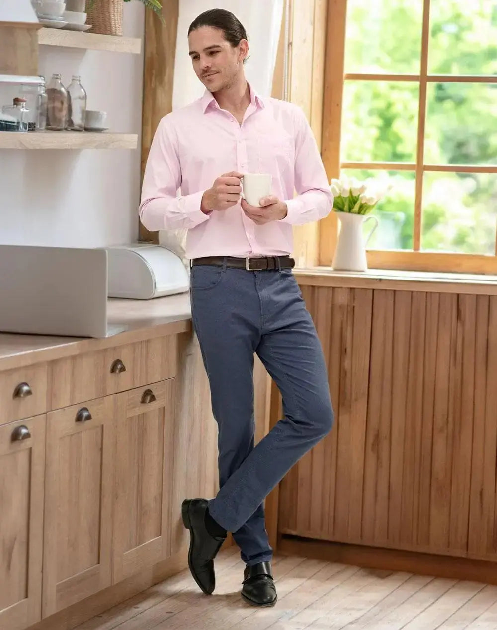 Men's Jean Style Flexi Chino Pants M9382 Metro Workwear.