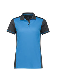 Biz Collection Womens Dart Contrast Polo Shirt P419LS - City Workwear