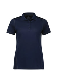 Biz Collection Womens Dart Contrast Polo Shirt P419LS - City Workwear