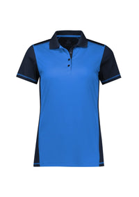Biz Collection Womens Dart Contrast Polo Shirt P419LS - City Workwear