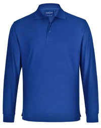 Winning Spirit Traditional Poly/Cotton Unisex Polo Shirt PS12 Casual Wear Winning Spirit Royal XS 