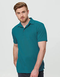 Mens Bamboo Charcoal Corporate Short Sleeve Polo PS87 Metro Workwear.
