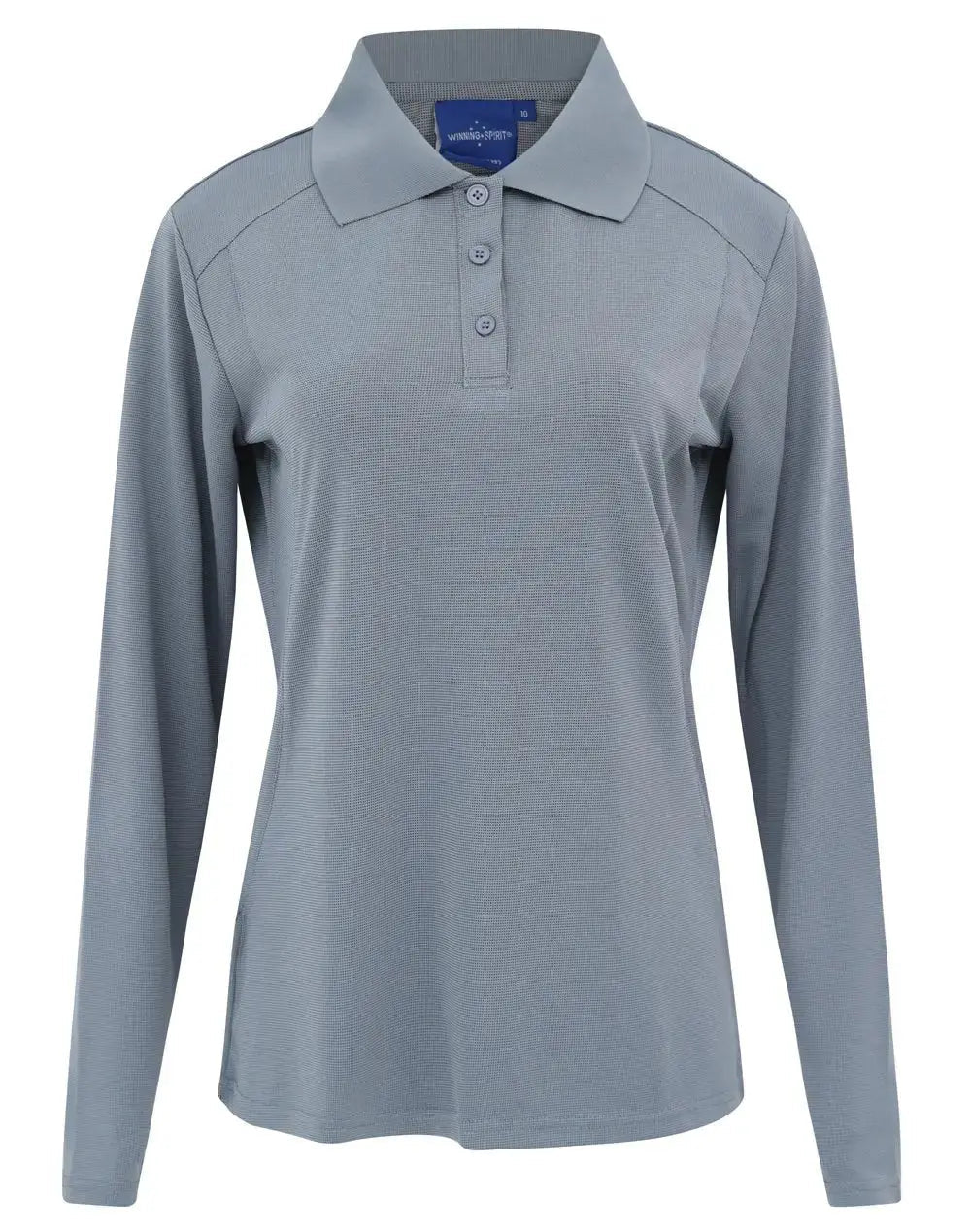 Women's Bamboo Charcoal Eco Fabric Long Sleeve Polo PS90 Winning Spirit