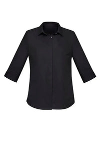 Biz Corporates Charlie Women's 3/4 Sleeve Shirt RS968LT Biz Corporates