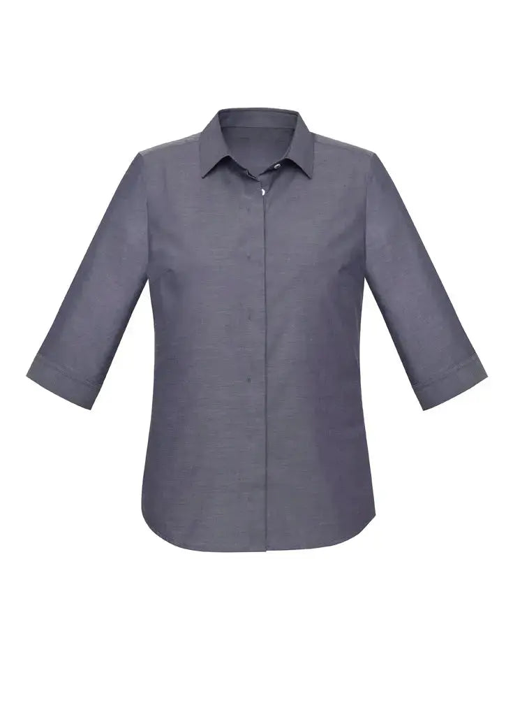 Biz Corporates Charlie Women's 3/4 Sleeve Shirt RS968LT Biz Corporates