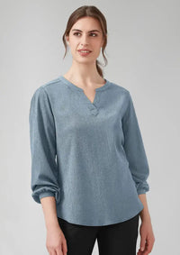 Biz Corporates Ruche Long Sleeve Blouse RU568LL Biz Corporates