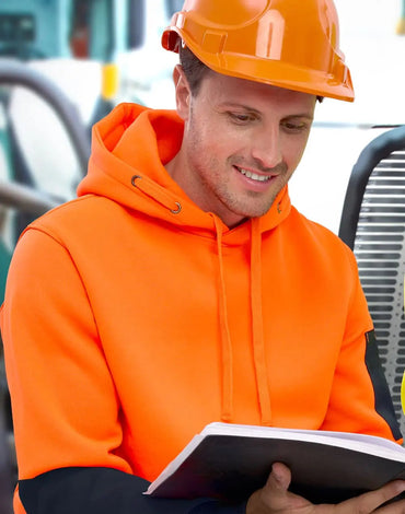 Winning Spirit Water Resistant Fleece Hoodie SW91 Metro Workwear.