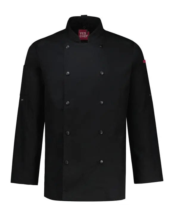 Biz Collection  Men's Gusto Long Sleeve Chef Jacket CH430ML - City Workwear