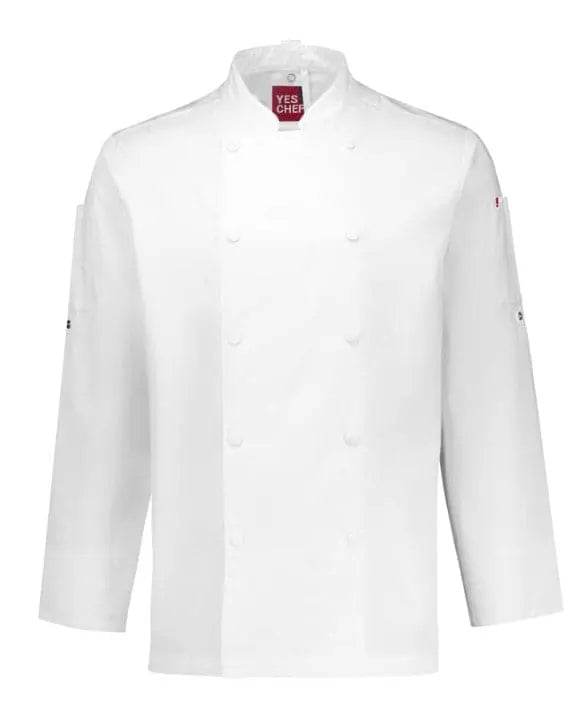Biz Collection  Men's Gusto Long Sleeve Chef Jacket CH430ML - City Workwear