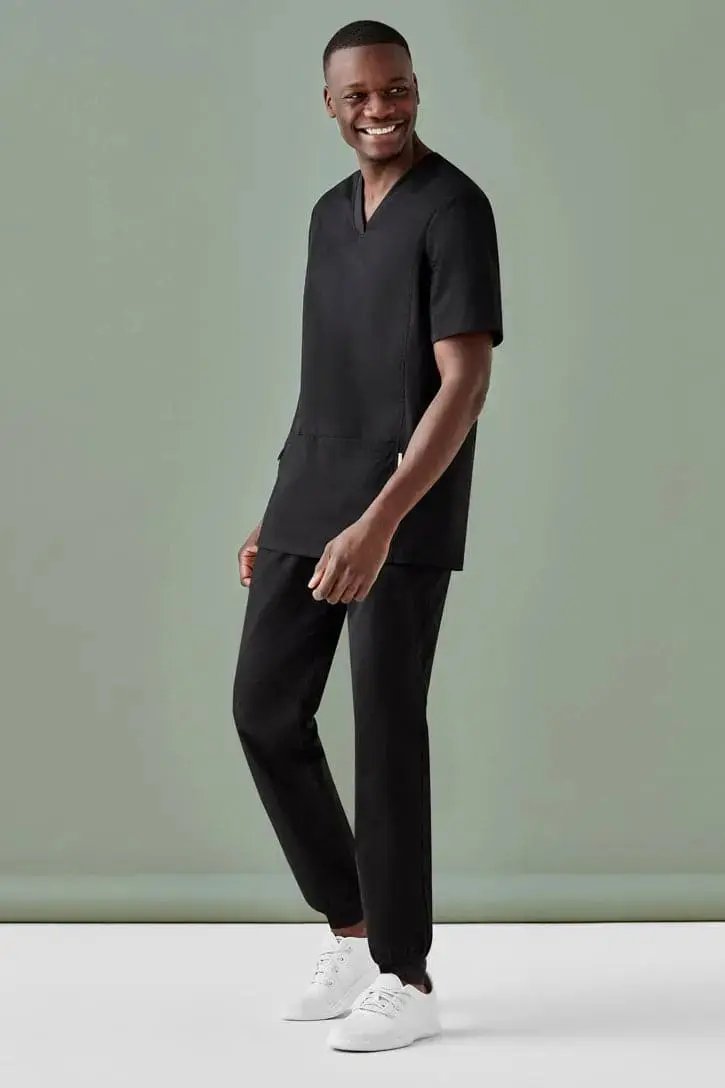 Biz Care Riley Mens Slim Leg Jogger Scrub Pant CSP042ML - Simply Scrubs Australia