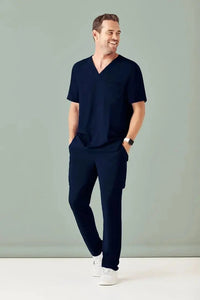 Biz Care Mens Avery V-Neck Nurse Scrub Top CST945MS  Simply Scrubs Australia