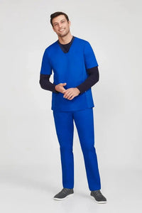 Biz Care Men's Long Sleeve Nurse Under Scrub CT247ML - Flash Uniforms 
