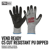 Pro Choice Prosense C5 With Pu Palm Glove Vend Ready X12 - V-C5PUD PPE Pro Choice   