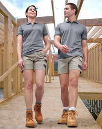 Unisex Cotton Stretch Drill Cuffed Work Shorts WP29 Metro Workwear.