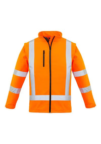 Syzmik Workwear Women's Hi Vis Rail X Back Softshell Jacket ZJ770