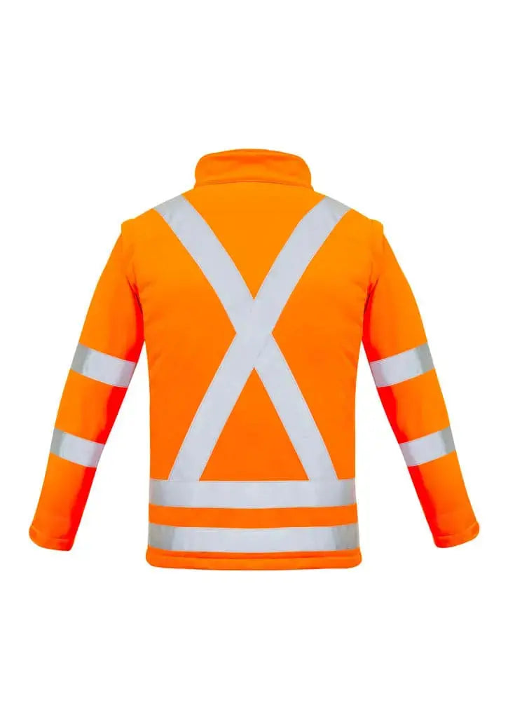 Syzmik Workwear Women's Hi Vis Rail X Back Softshell Jacket ZJ770