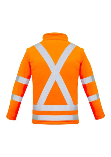 Syzmik Workwear Women's Hi Vis Rail X Back Softshell Jacket ZJ770