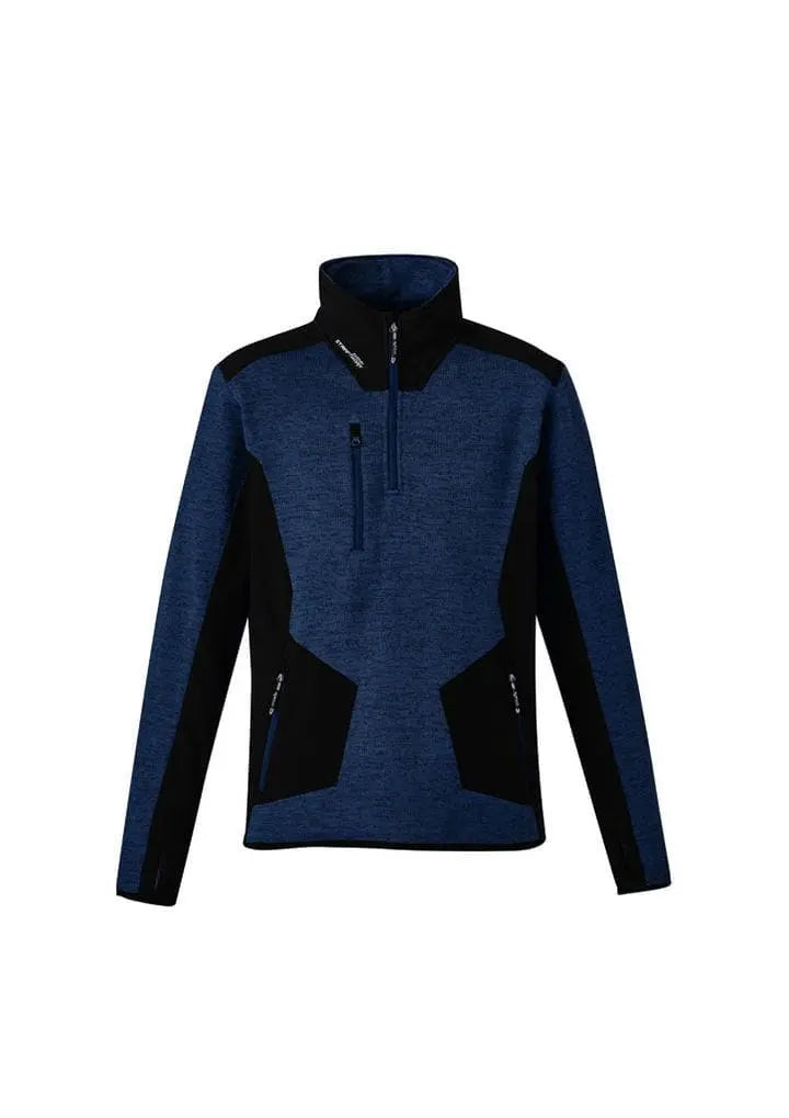 Unisex Streetworx Reinforced 1/4 Zip Pullover ZT380 Work Wear Syzmik XXS Navy/Black 