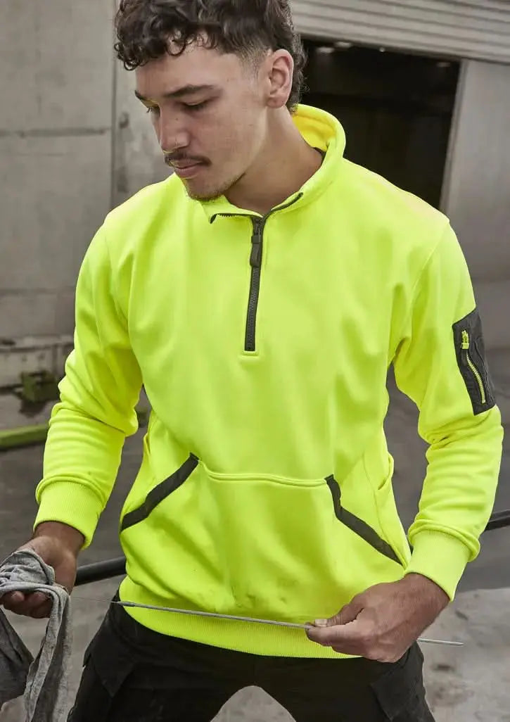 Syzmik Workwear Unisex Streetworx Water Resistant 1/4 Zip Pullover ZT665 Syzmik