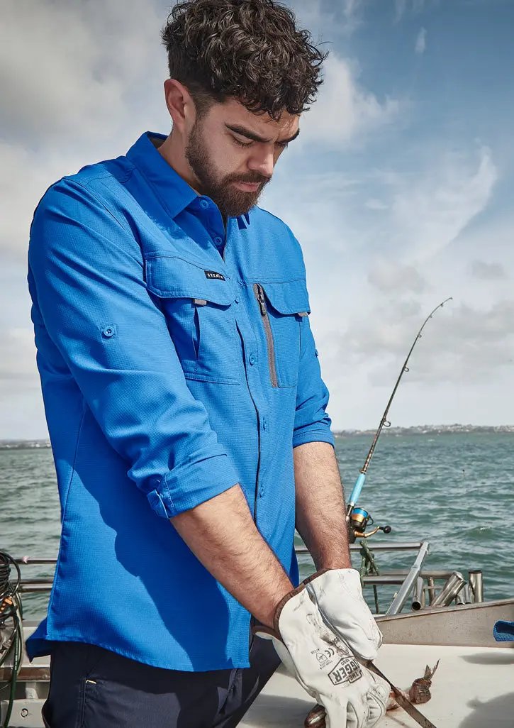 SYZMIK Men's Outdoor Long Sleeve Shirt ZW460  Metro Workwear