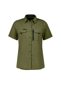 Syzmik Workwear Outdoor Women's Short Sleeve Shirt ZW765  Metro Workwear