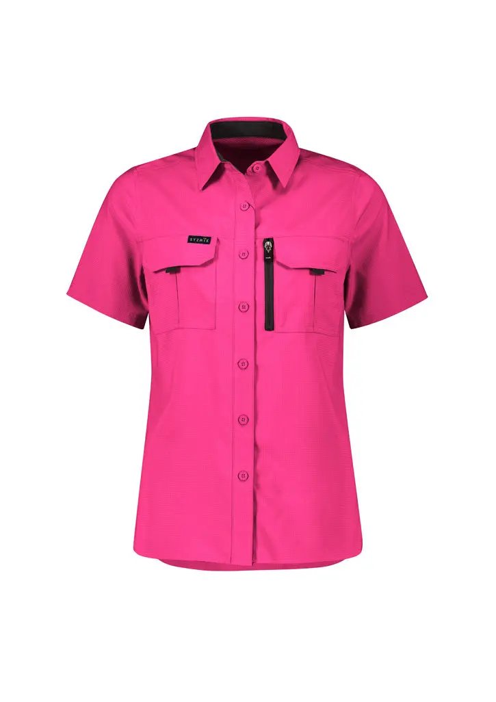 Syzmik Workwear Outdoor Women's Short Sleeve Shirt ZW765  Metro Workwear