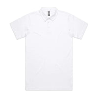 As Colour Men's chad polo 5402 Casual Wear As Colour WHITE SML 