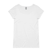 As Colour Women's note tee 4019 Casual Wear As Colour WHITE XSM 