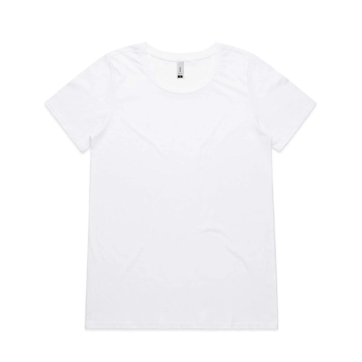 As Colour Women's shallow scoop tee 4011 Casual Wear As Colour WHITE XSM 