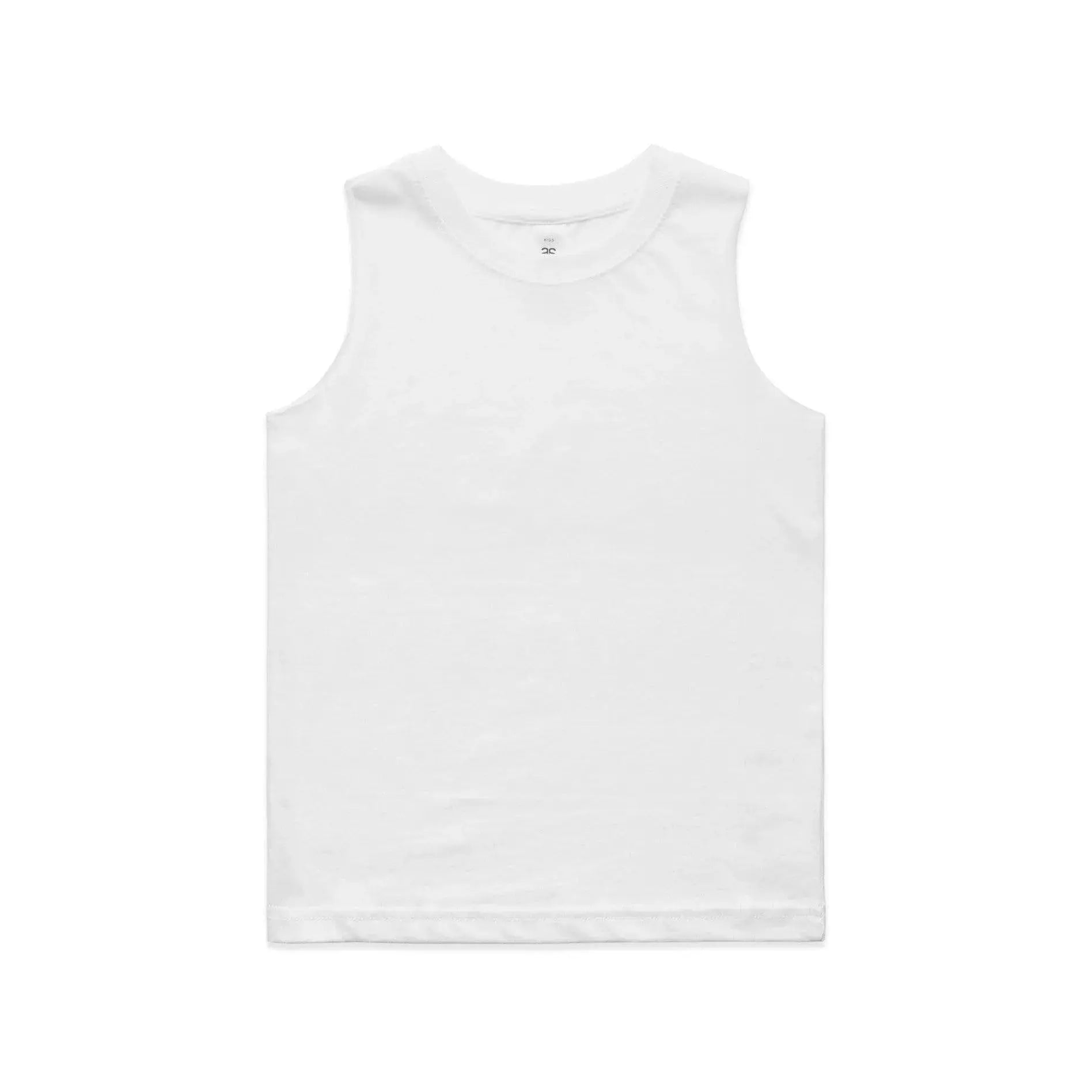 As Colour Youth Barnard tank 3010 Casual Wear As Colour WHITE 8Y 
