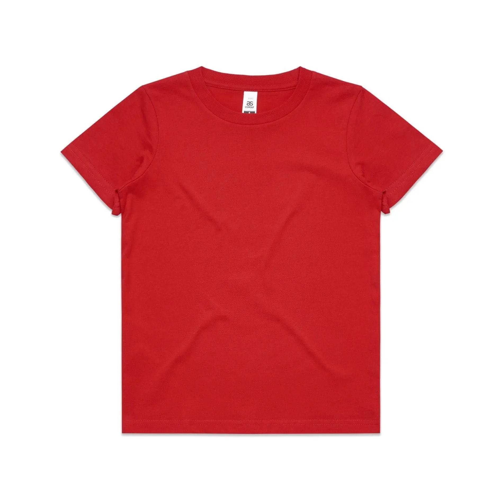 As Colour Youth tee 3006 Casual Wear As Colour RED 8Y 