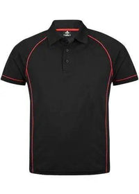 Aussie Pacific Men's Endeavour Work Polo Shirt 1310 Casual Wear Aussie Pacific Black/Red S 