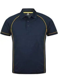 Aussie Pacific Men's Endeavour Work Polo Shirt 1310 Casual Wear Aussie Pacific Navy/Gold S 