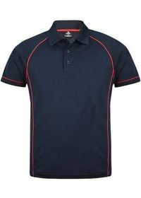 Aussie Pacific Men's Endeavour Work Polo Shirt 1310 Casual Wear Aussie Pacific Navy/Red S 