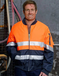 Hi-vis Two Tone Flying Jacket SW16A Work Wear Australian Industrial Wear   