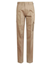 Men's Heavy Cotton Pre-shrunk Drill Pants Long Leg  WP13 Work Wear Australian Industrial Wear 74L Khaki 