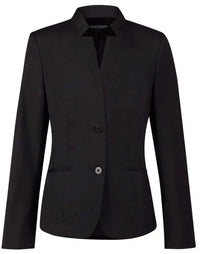 BENCHMARK Ladies’ Wool Blend Stretch Reverse Lapel Jacket M9202 Metro Workwear.