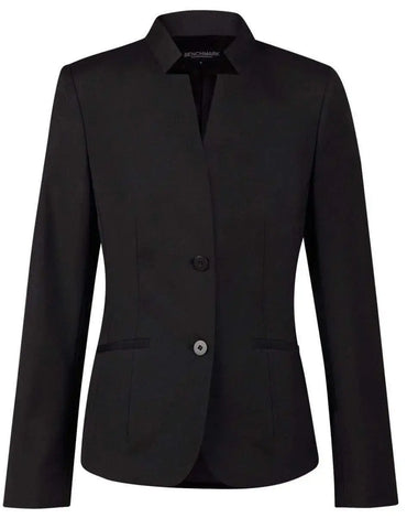 BENCHMARK Ladies’ Wool Blend Stretch Reverse Lapel Jacket M9202 Metro Workwear.