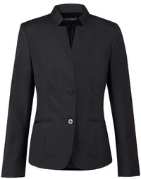 BENCHMARK Ladies’ Wool Blend Stretch Reverse Lapel Jacket M9202 Metro Workwear.