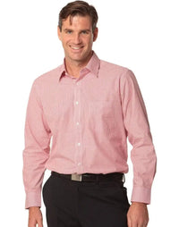 BENCHMARK Men's Balance Stripe Long Sleeve Shirt M7232 Metro Workwear.