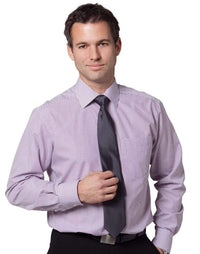 BENCHMARK Men's Balance Stripe Long Sleeve Shirt M7232 Metro Workwear.