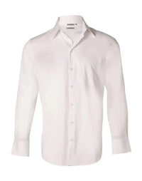 BENCHMARK Men's Fine Twill Long Sleeve Shirt M7030L Metro Workwear.
