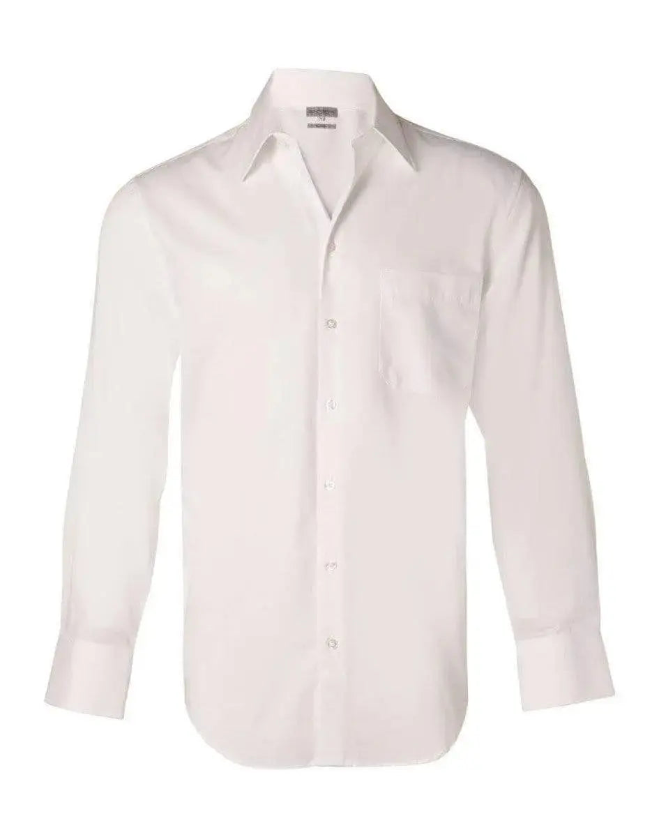 BENCHMARK Men's Nano ™ Tech Long Sleeve Shirt M7002 Metro Workwear.