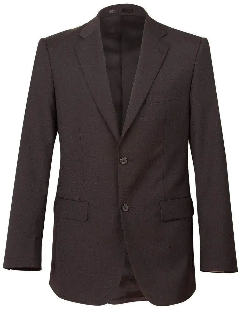 BENCHMARK Men's Wool Blend Stretch Two Buttons Jacket M9100 Metro Workwear.