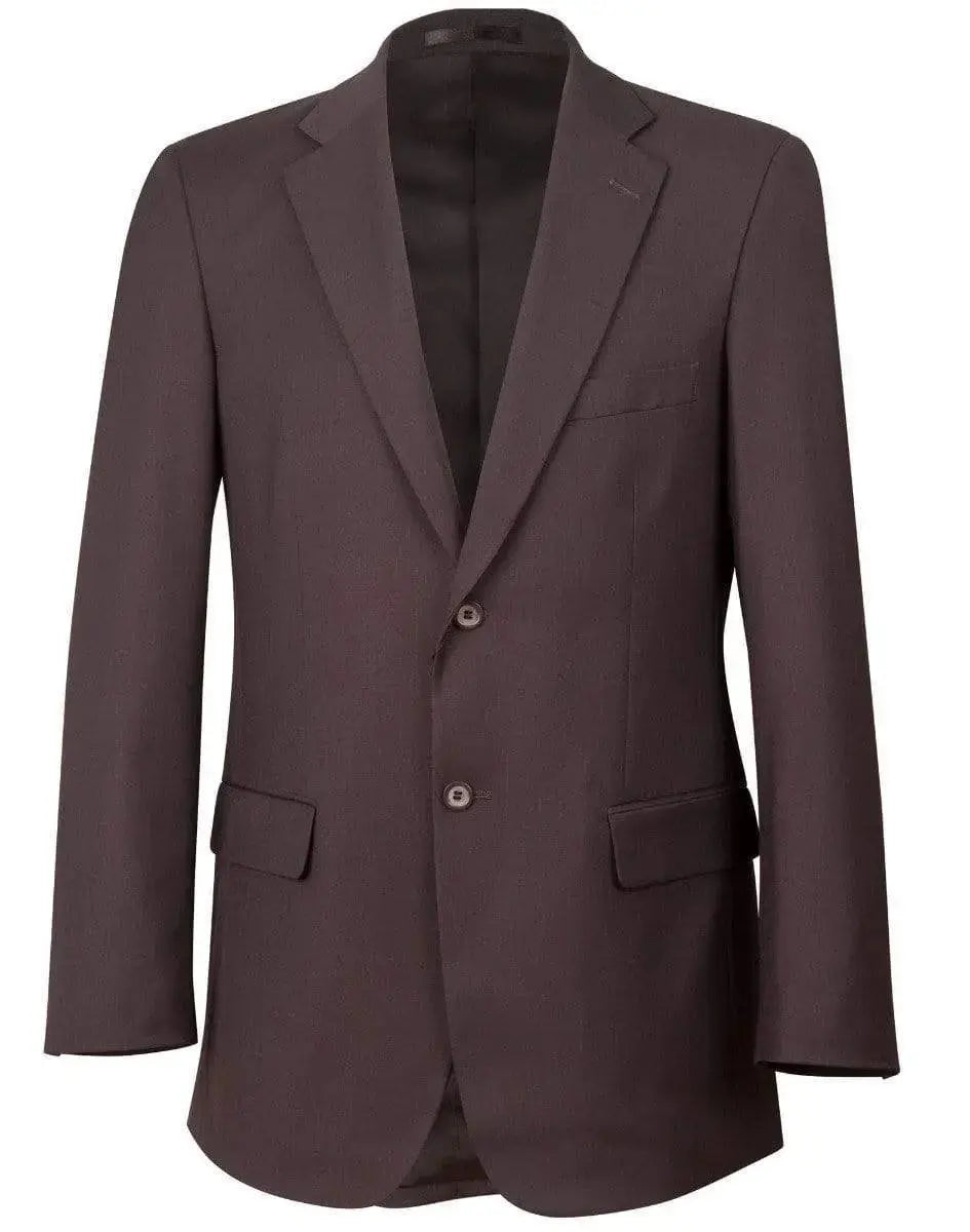 BENCHMARK Men's Wool Blend Stretch Two Buttons Jacket M9100 Metro Workwear.
