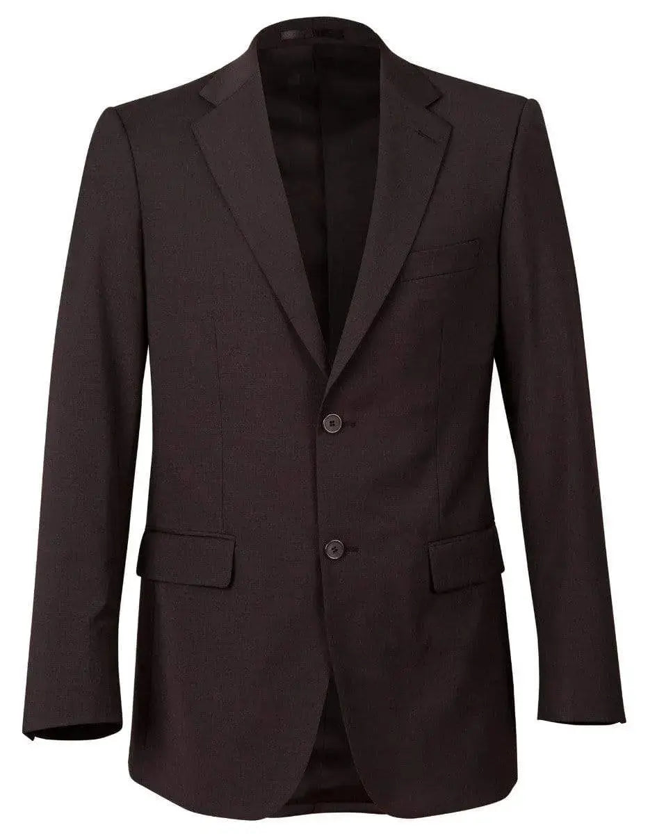 BENCHMARK Men's Wool Blend Stretch Two Buttons Jacket M9100 Metro Workwear.