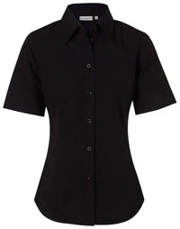 BENCHMARK Women's Cotton/Poly Stretch Sleeve Shirt M8020S Metro Workwear.