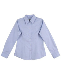 BENCHMARK Women's CVC Oxford Long Sleeve Shirt M8040 Metro Workwear.